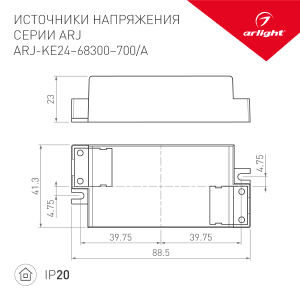 Драйвер для LED ленты Arlight ARJ 021378